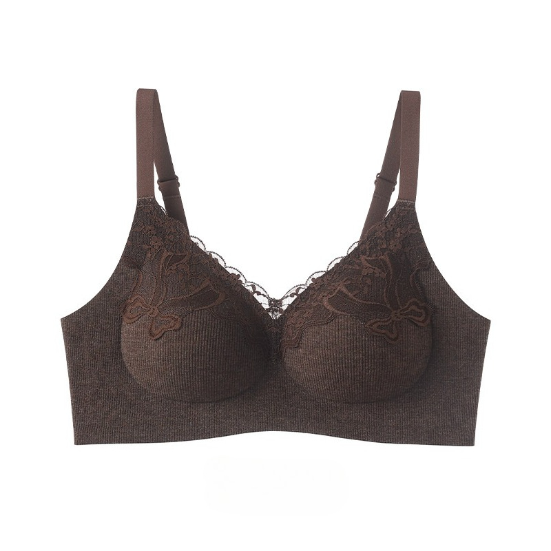 Women Fashion Ribbed Lace Bral - огляд і ціна Wirefree Bra Comfort