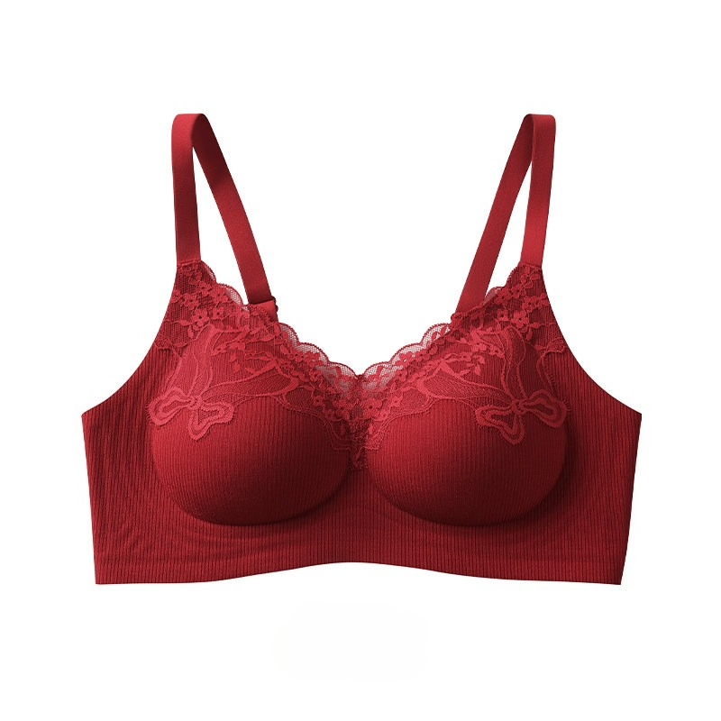Women Fashion Ribbed Lace Bral - огляд і ціна Wirefree Bra Comfort