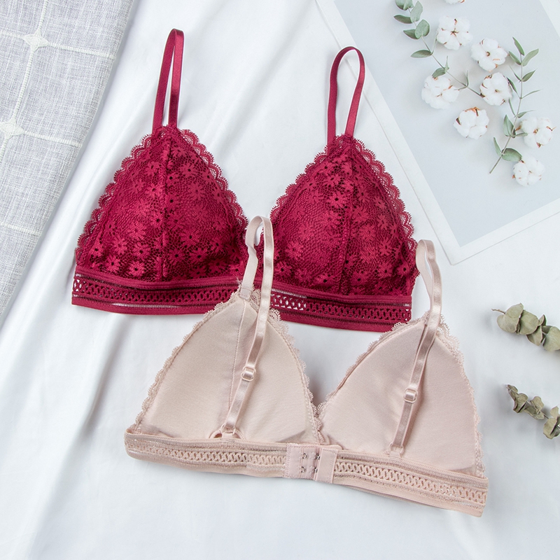 Sexy Floral Lace Bra Top For W - огляд і ціна Lace Bralette Set