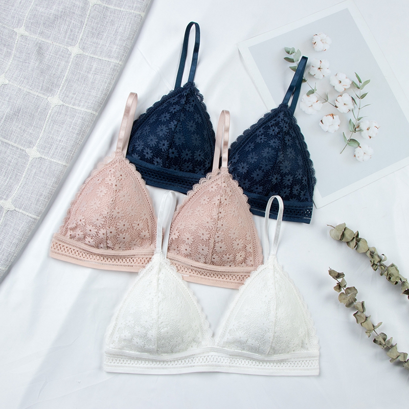 Sexy Floral Lace Bra Top For W - огляд і ціна Lace Bralette Set